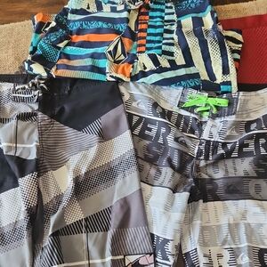 Volcom Multicolor Patterned Board Shorts